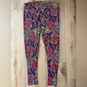 LULAROE Disney Dr Facilier Leggings EUC